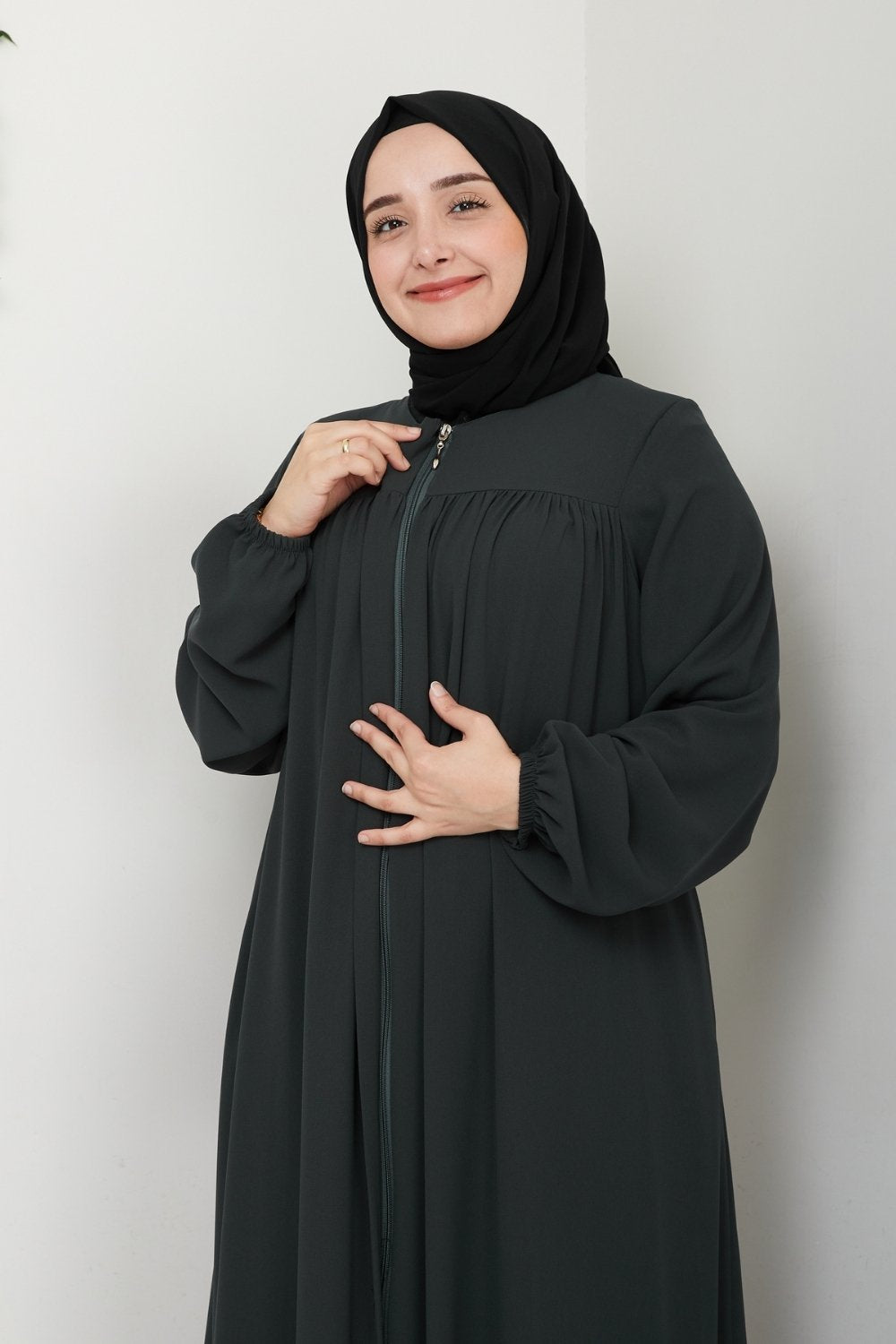 Pearl Grain Abaya/2301GR
