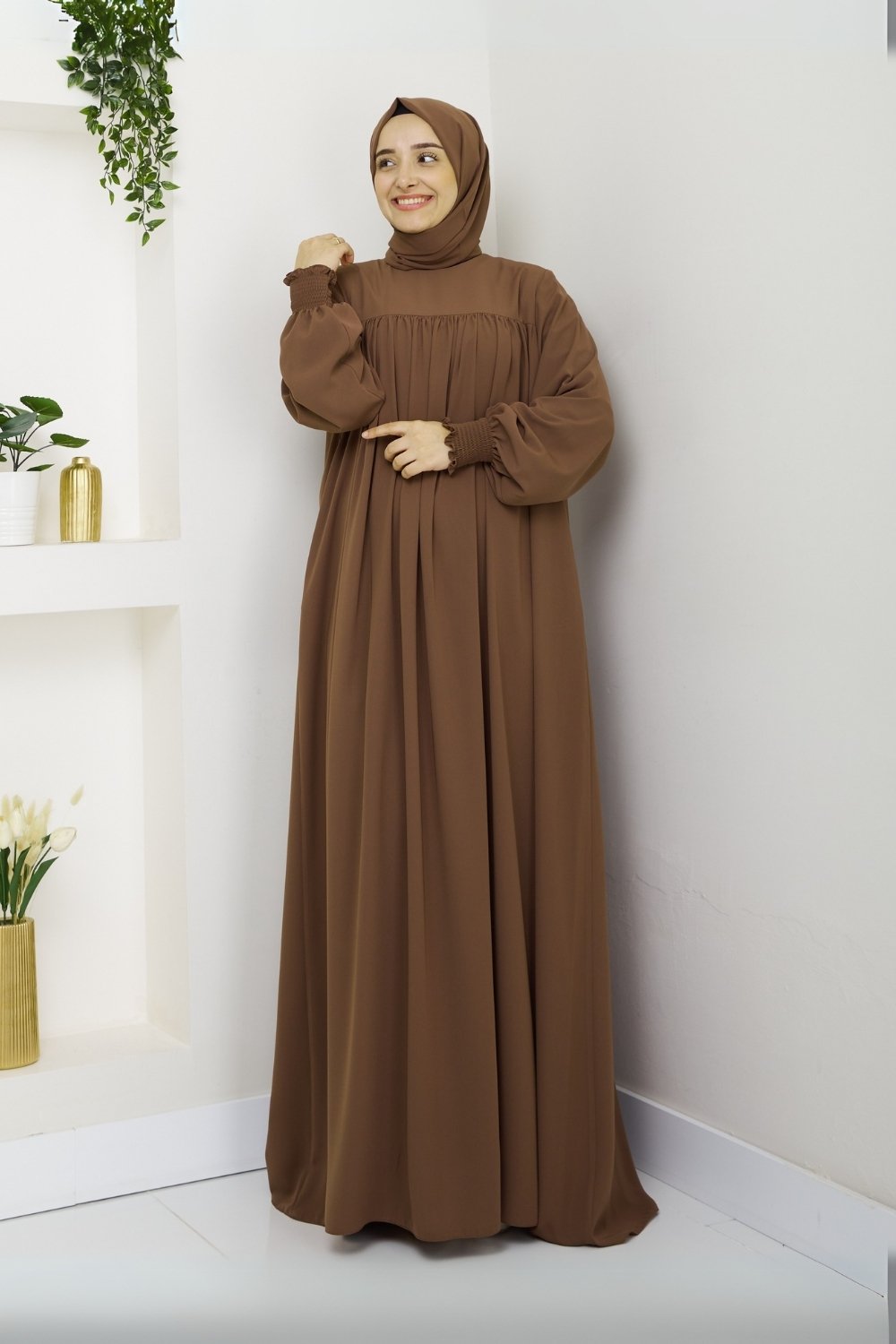 Medina Silk Pearl Grain Women Dress/AC-2202CML