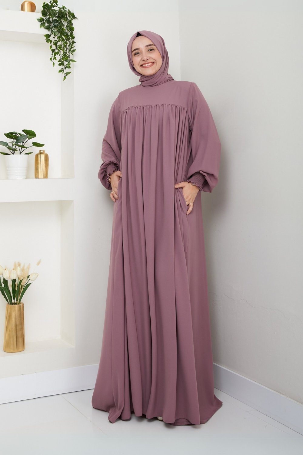 Medina Silk Pearl Grain Women Dress/AC-2202PD