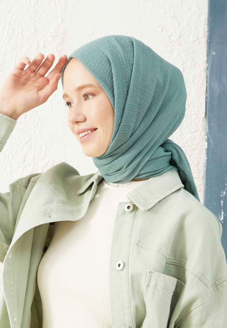 Wrinkled Shawl/ AC-1005MINT