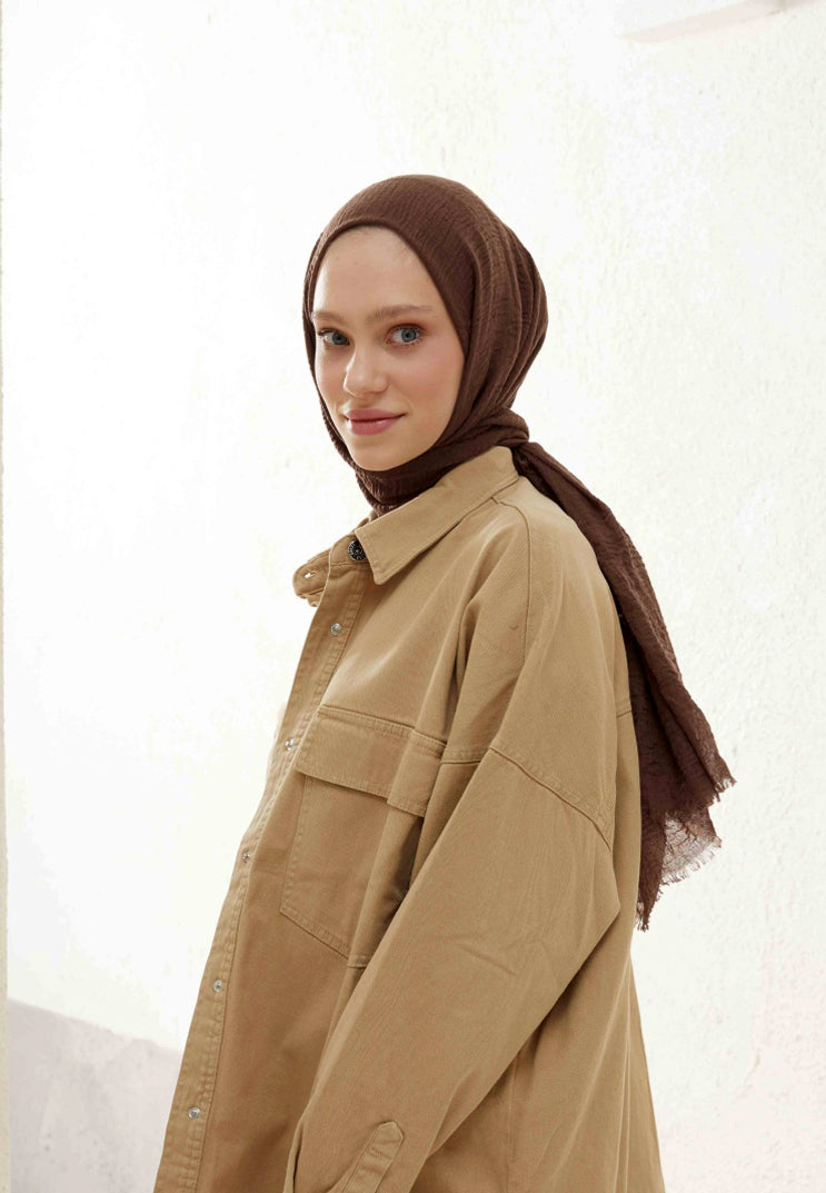 Wrinkled Shawl/ AC-1005KH