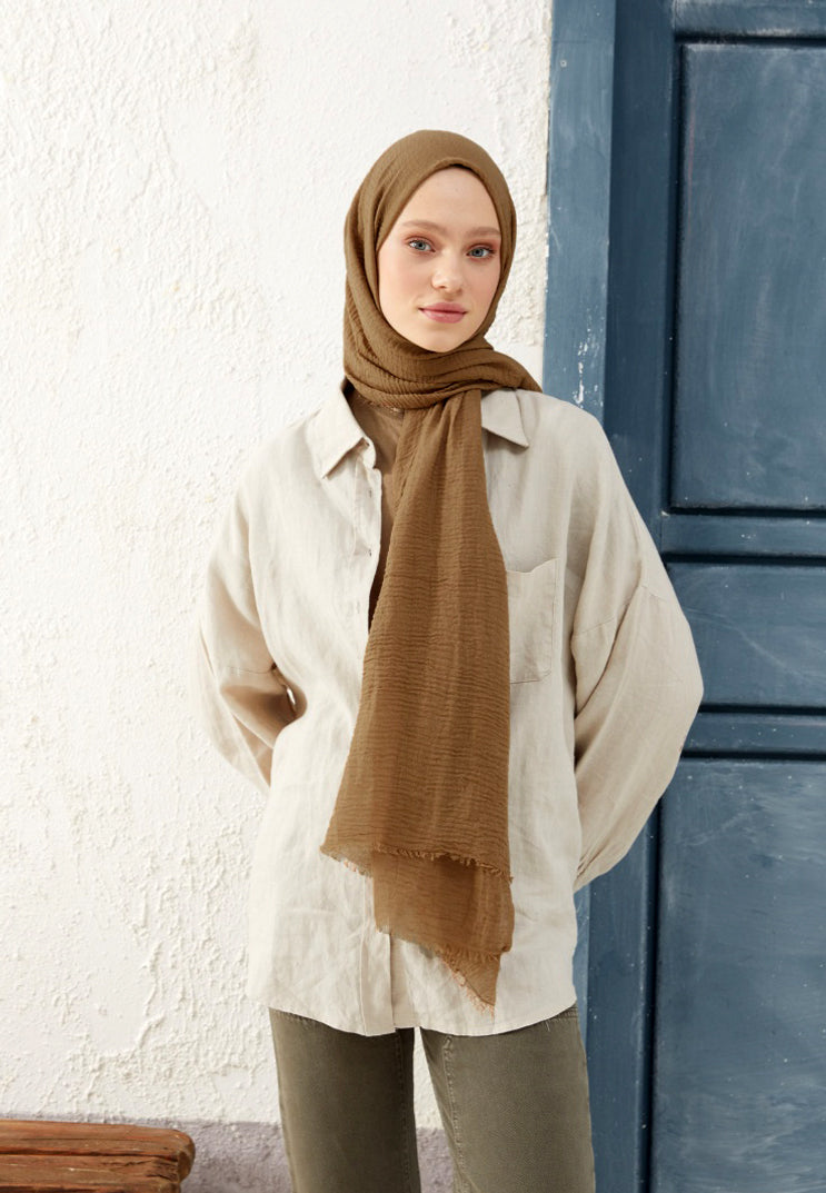 Wrinkled Shawl/ AC-1005