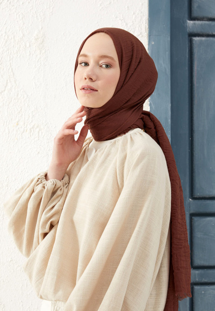 Wrinkled Shawl/ AC-1005