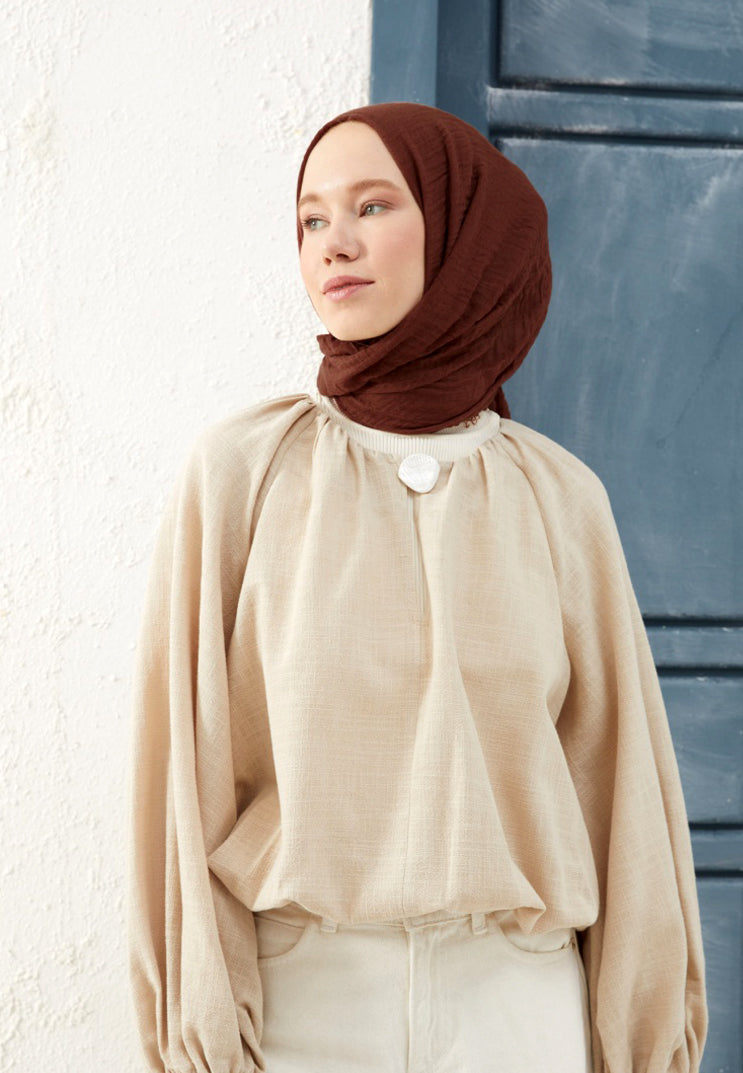 Wrinkled Shawl/ AC-1005