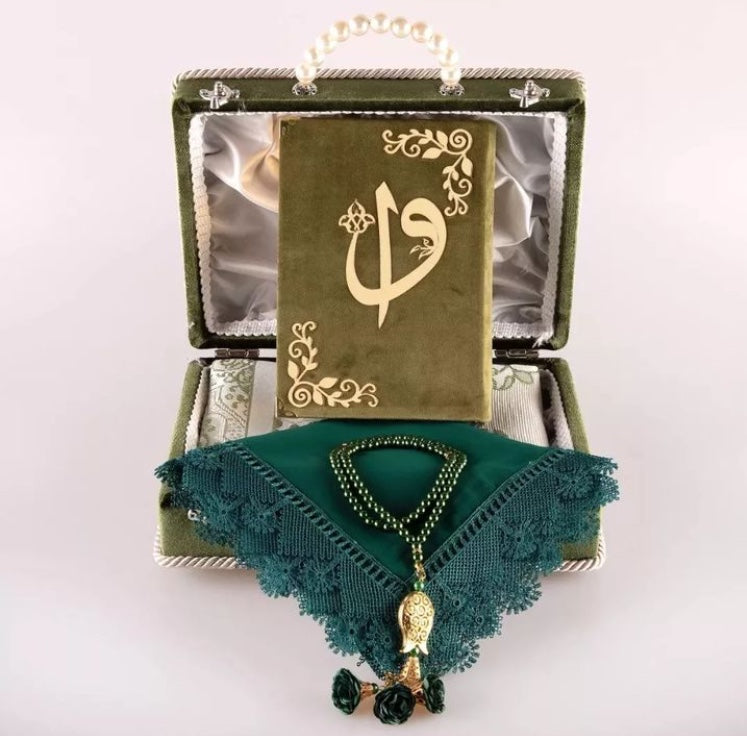 Luxury Bag Gift Prayer Rug Set/AC-6000B