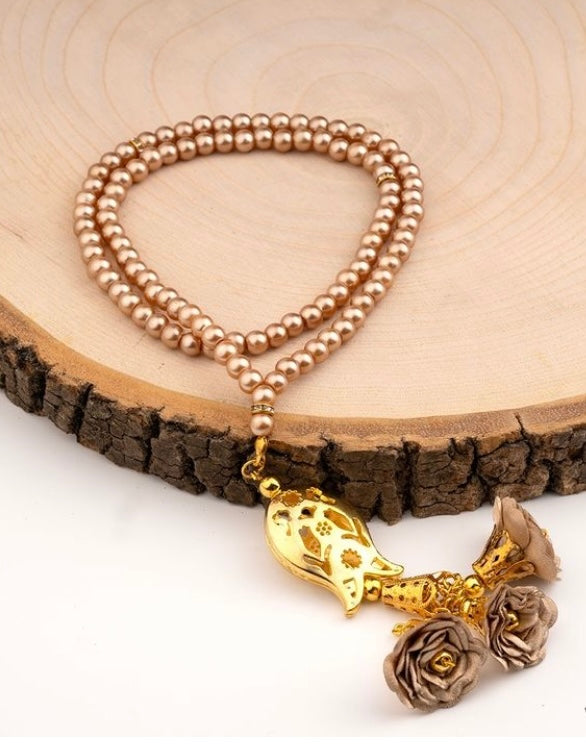 Tulip & Rose Pearl Tasbeh/AC-5003E