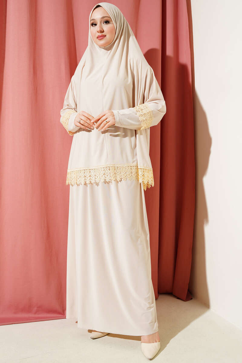 Two Pieces Prayer Dress/AC-2001BEJ