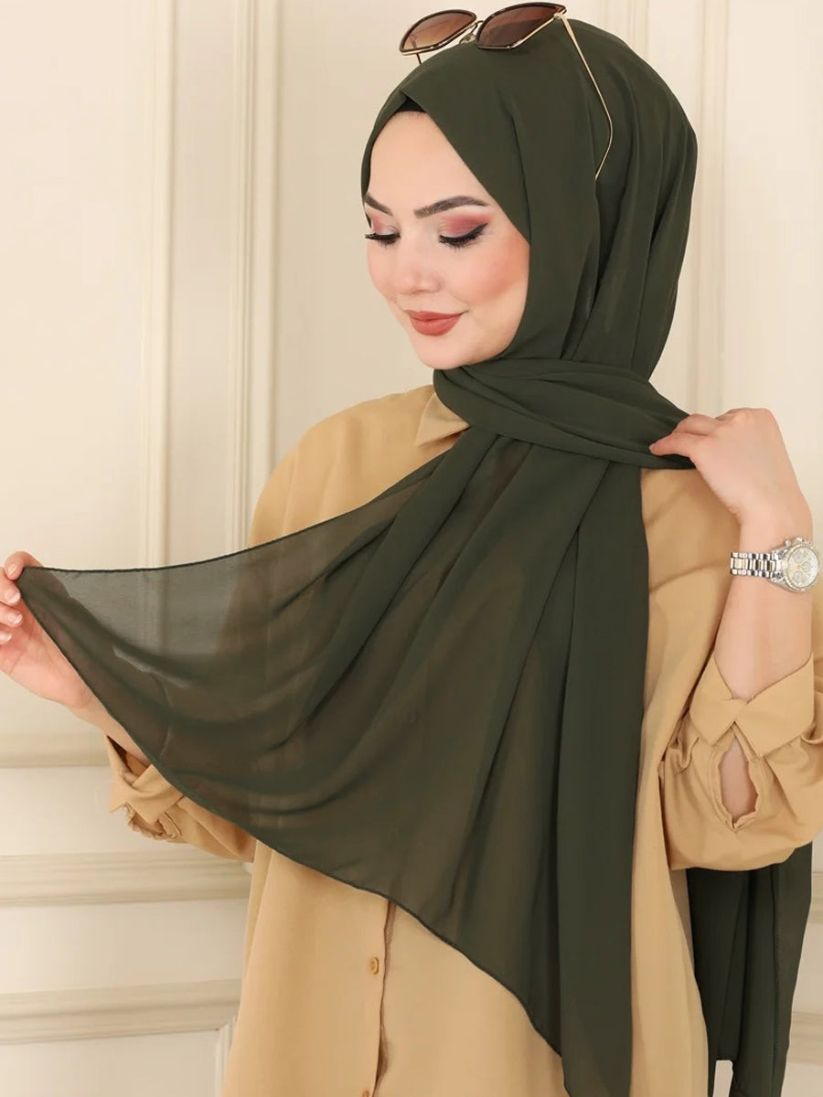 Chiffon Shawl-AC-1001-24