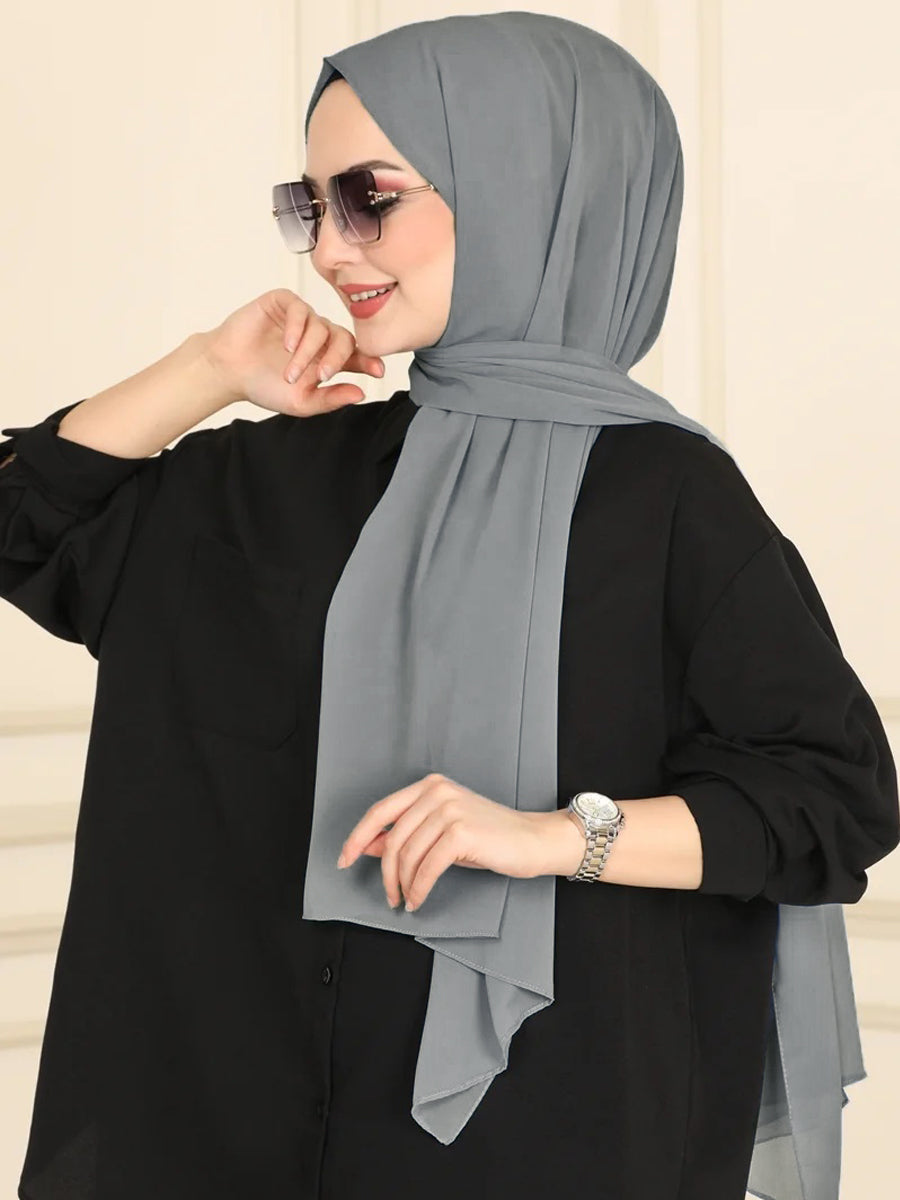Chiffon Shawl-AC-1001-27