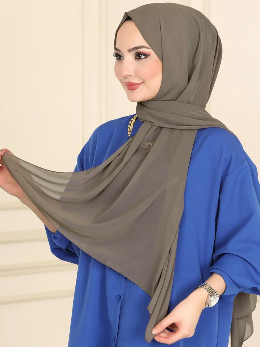 Chiffon Shawl-AC-1001-29