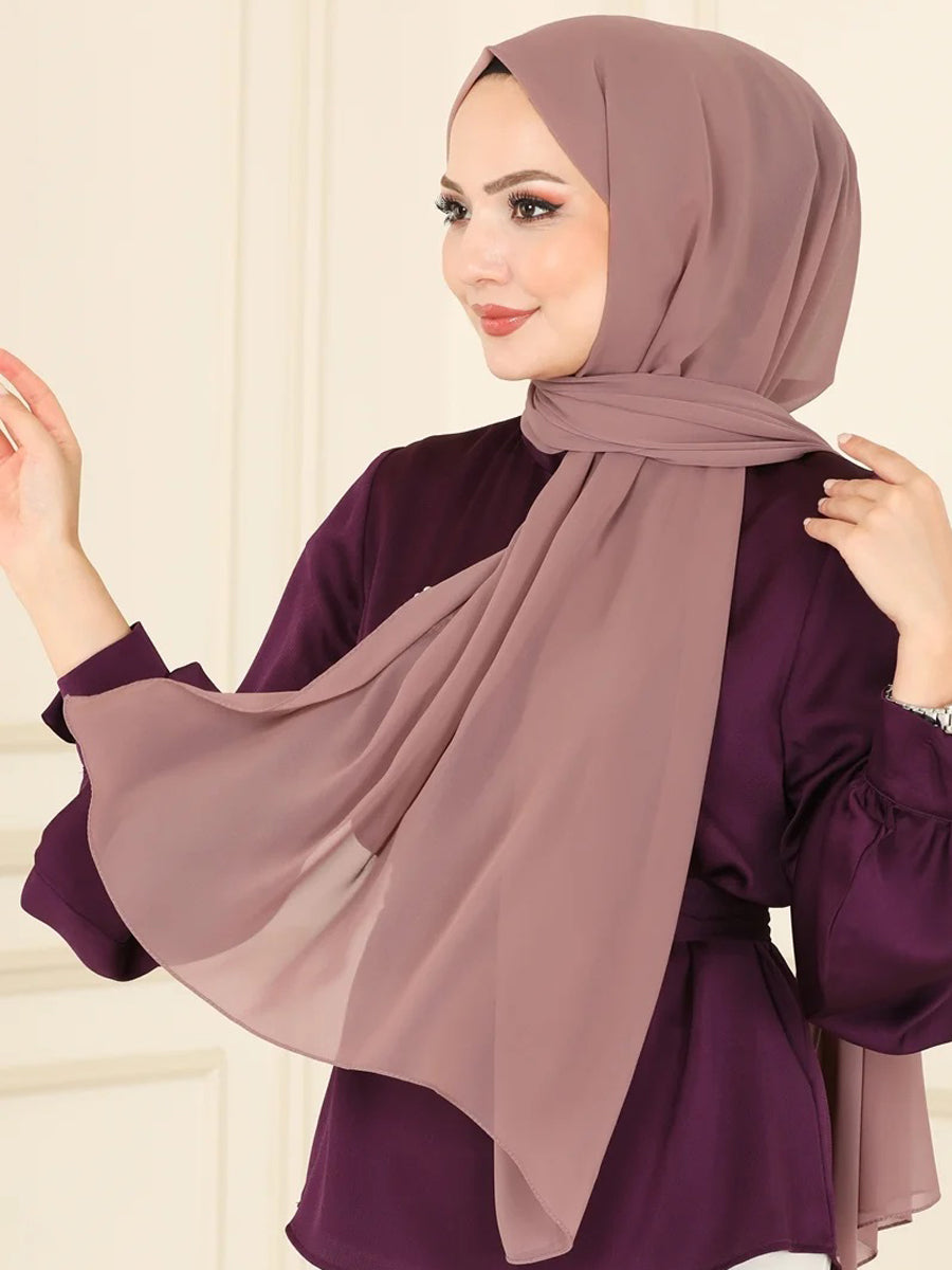 Chiffon Shawl-AC-1001-33