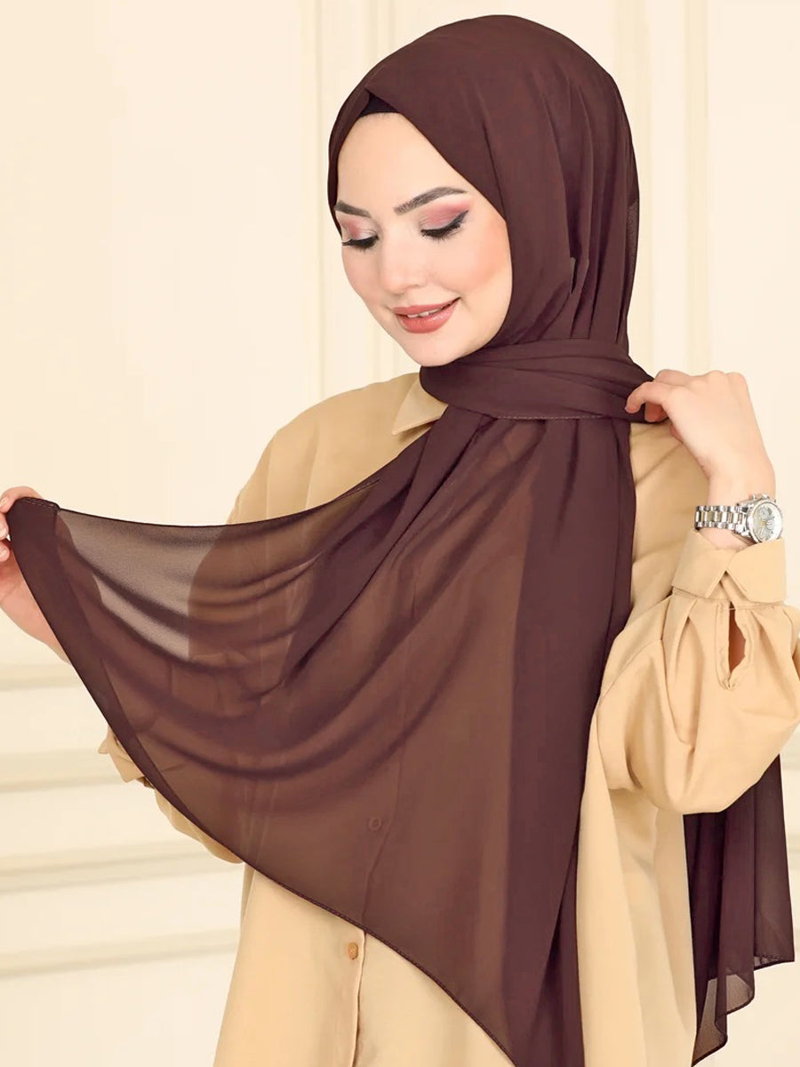Chiffon Shawl-AC-1001-36