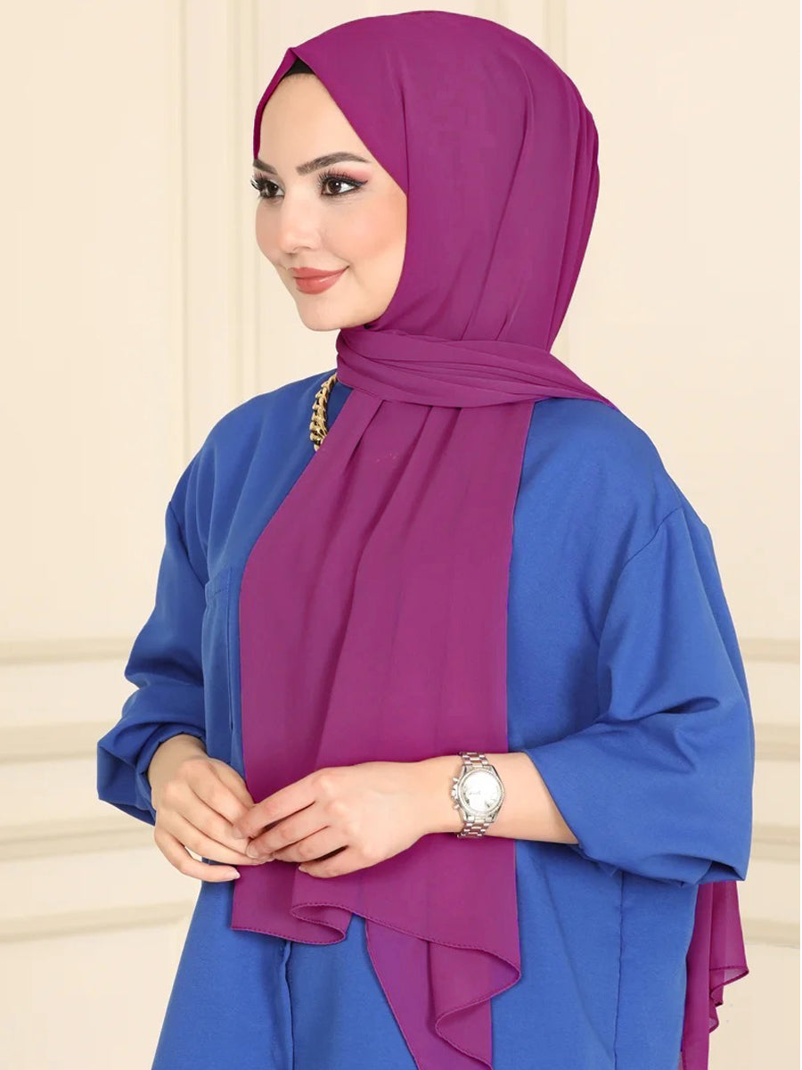 Chiffon Shawl-AC-1001-45