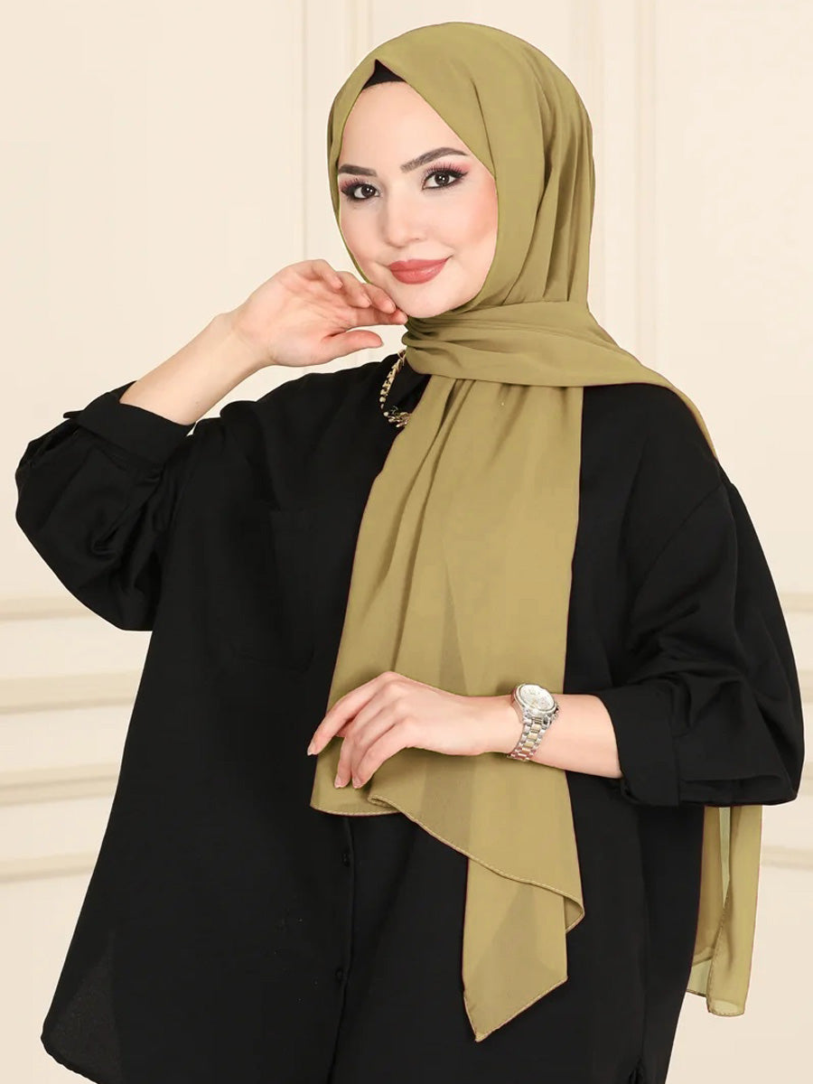 Chiffon Shawl-AC-1001-46