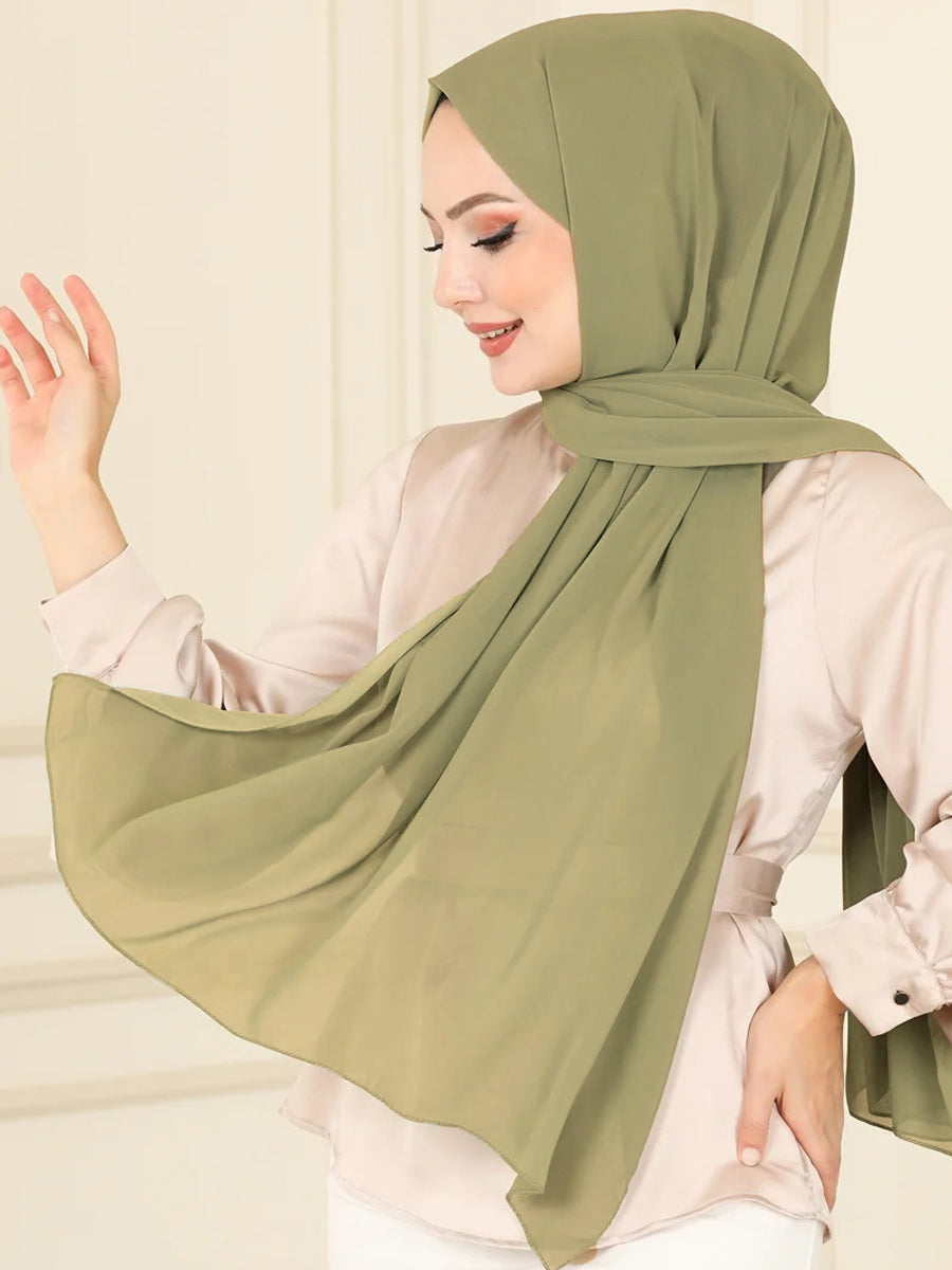 Chiffon Shawl-AC-1001-47