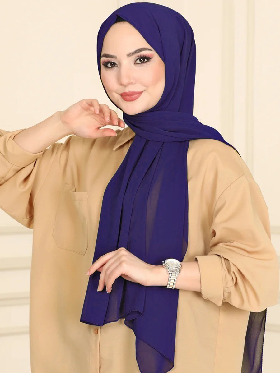 Chiffon Shawl-AC-1001-8