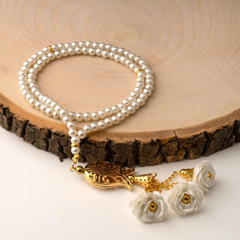 Tulip & Rose Pearl Tasbeh/AC-5003E