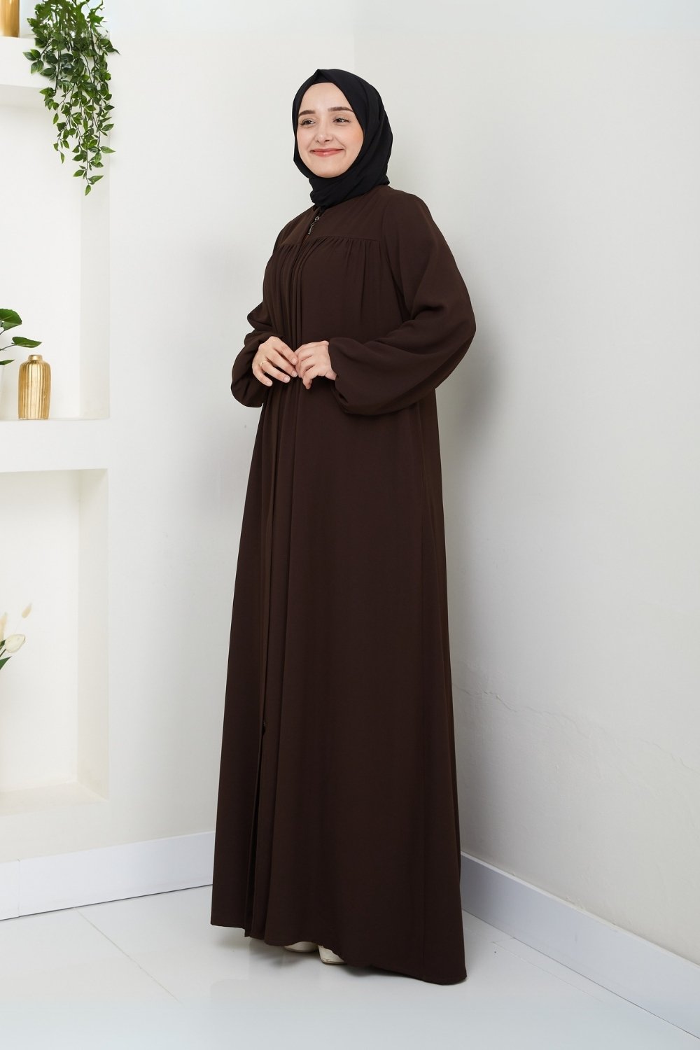Pearl Grain Abaya/2301KK