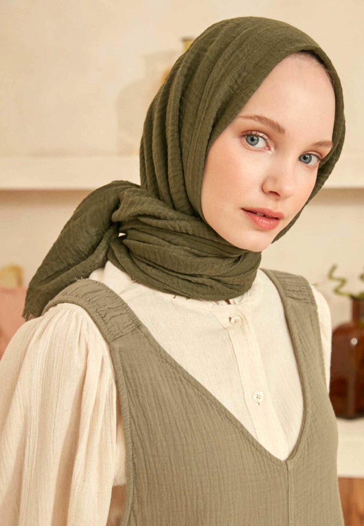 Wrinkled Shawl/ AC-1005