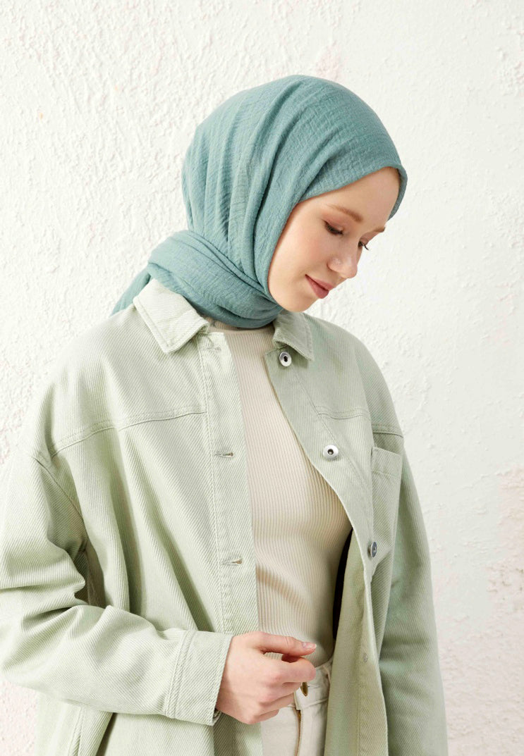 Wrinkled Shawl/ AC-1005MINT