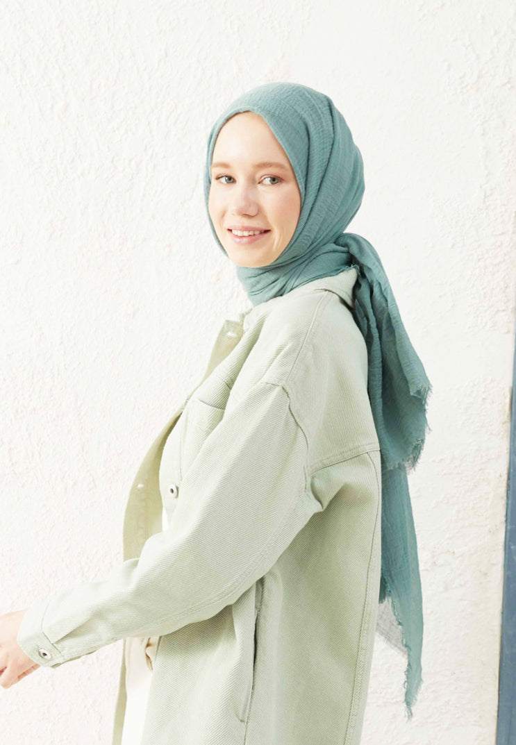 Wrinkled Shawl/ AC-1005MINT