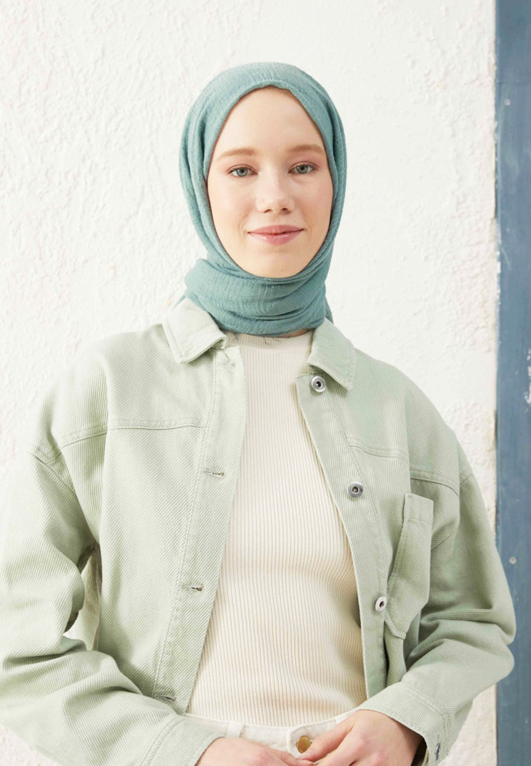 Wrinkled Shawl/ AC-1005MINT