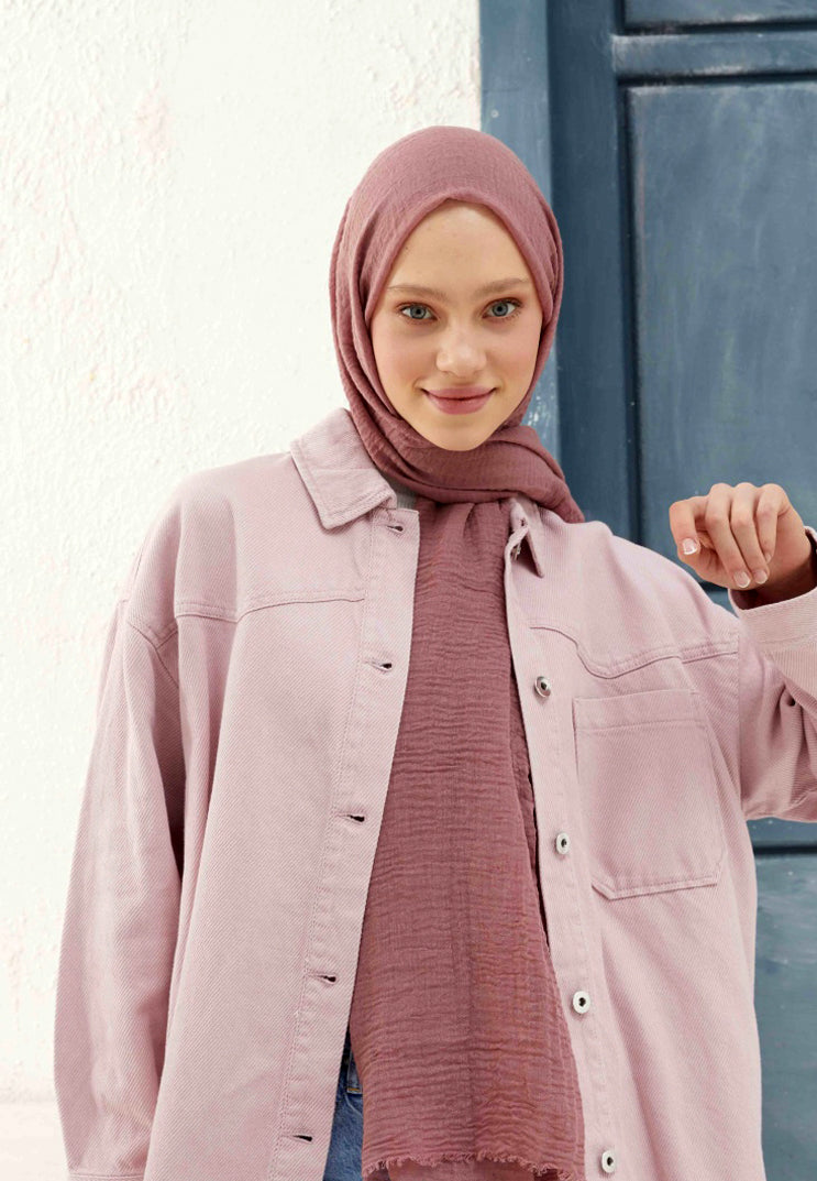 Wrinkled Shawl/ AC-1005GK