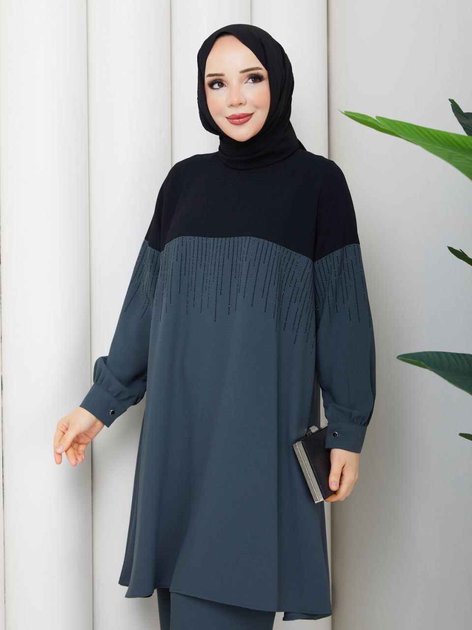 Women Tunic & Pant /AC-2609GR