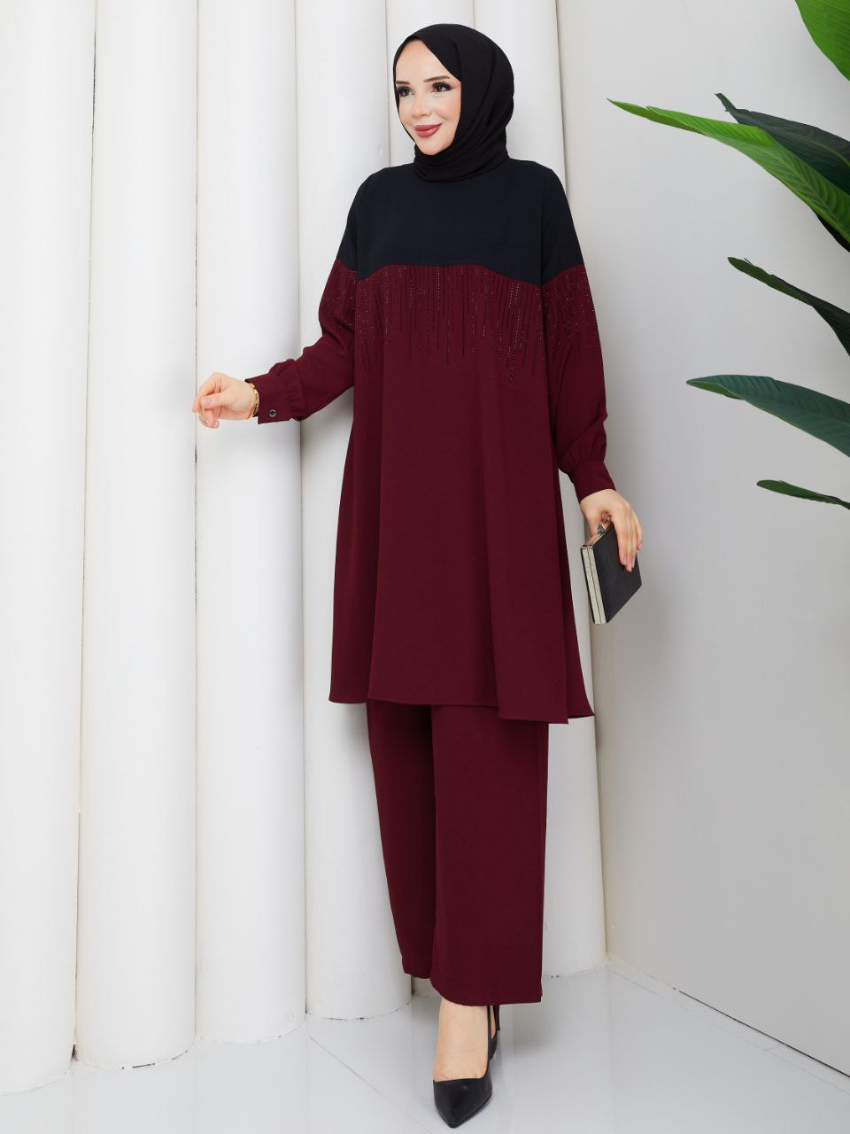 Women Tunic & Pant /AC-2609BR