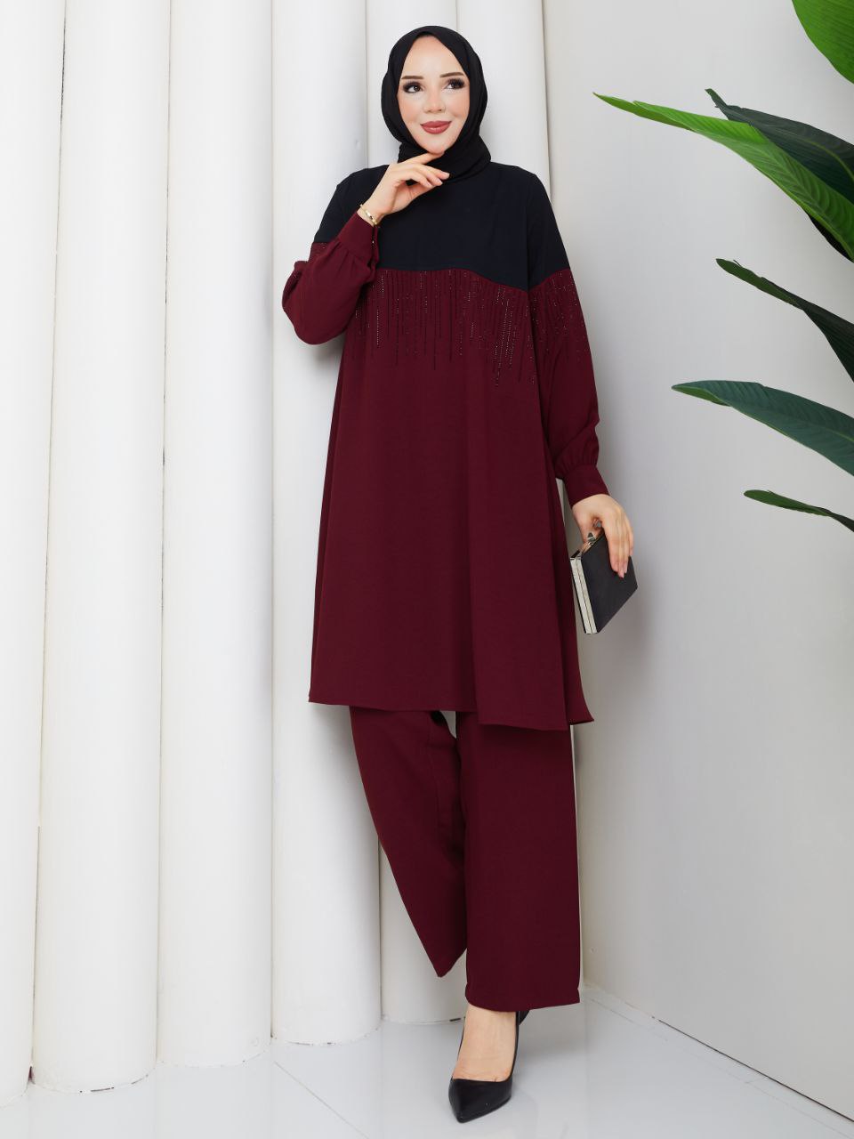Women Tunic & Pant /AC-2609BR
