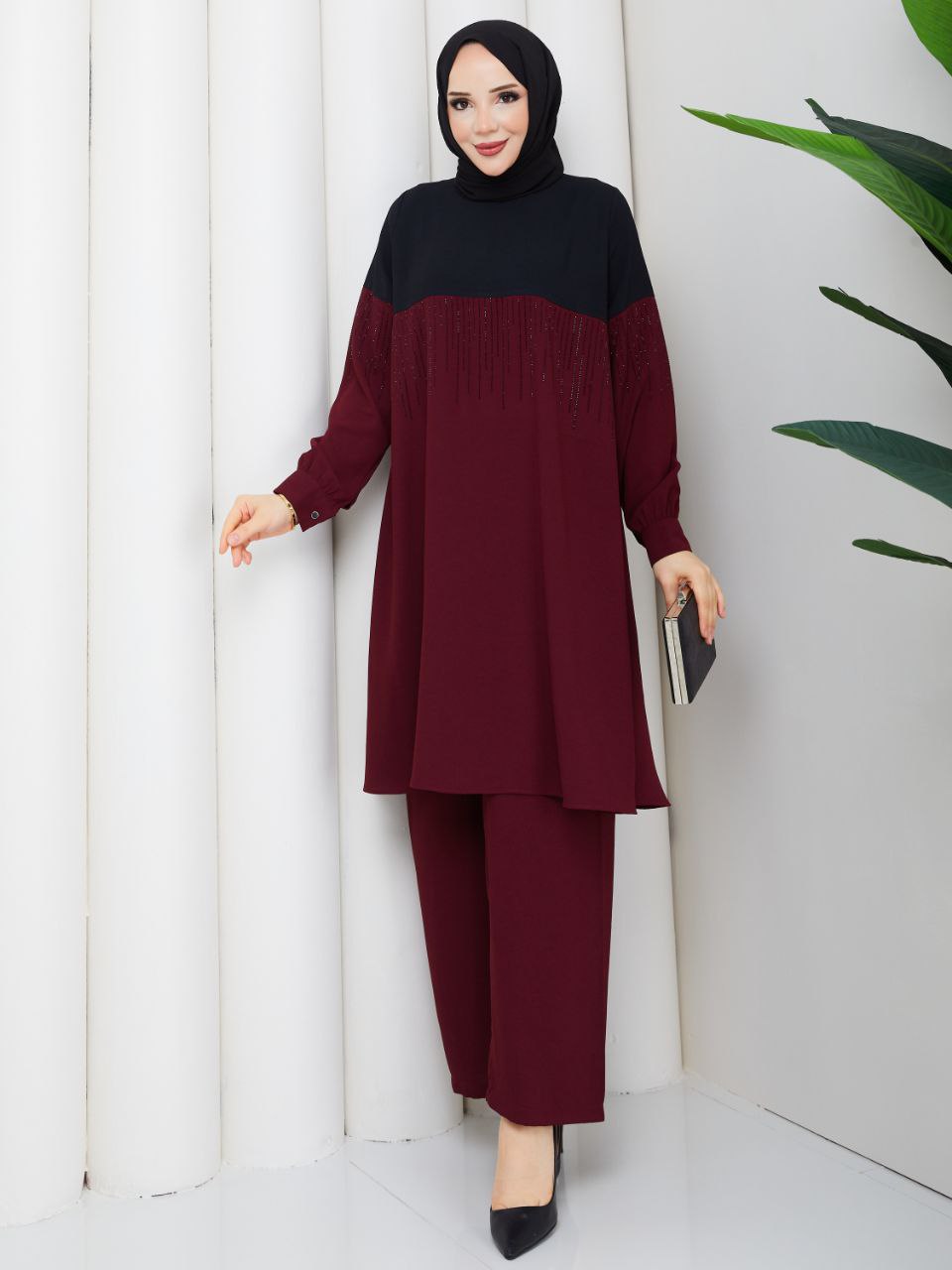 Women Tunic & Pant /AC-2609BR