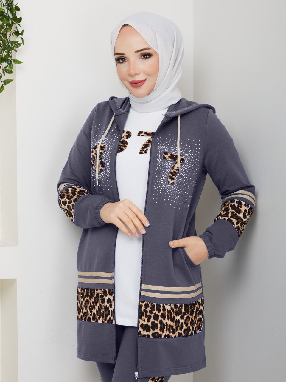 3 Pieces Tracksuit Set/AC-2607GR