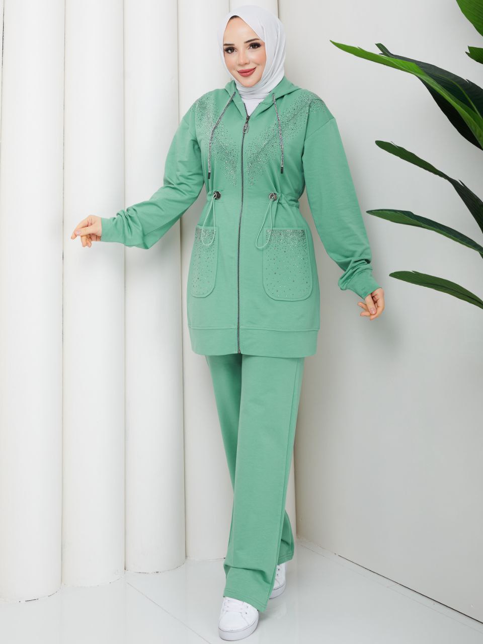 Two Pieces Tracksuit Set/AC-2608MINT
