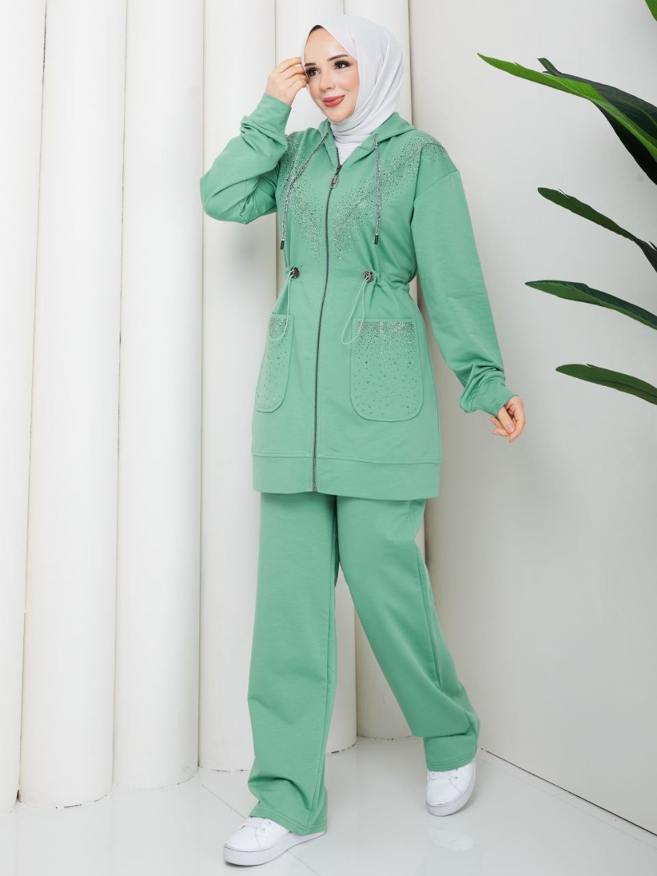 Two Pieces Tracksuit Set/AC-2608MINT