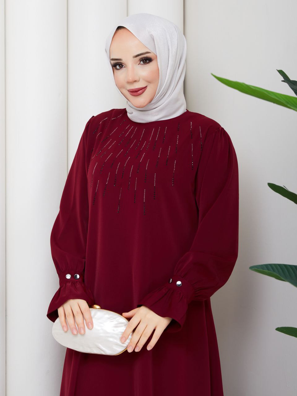 Tunic-Skirt Two Pieces Set/AC-2609BR