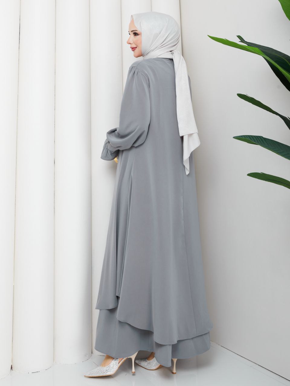 Tunic-Skirt Two Pieces Set/AC-2609GR