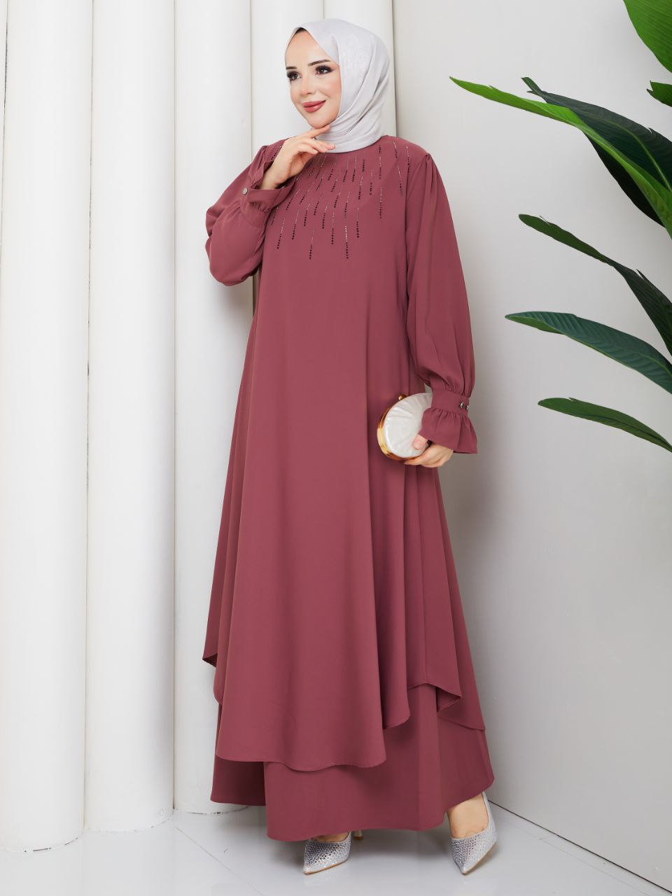 Tunic-Skirt Two Pieces Set/AC-2609GK