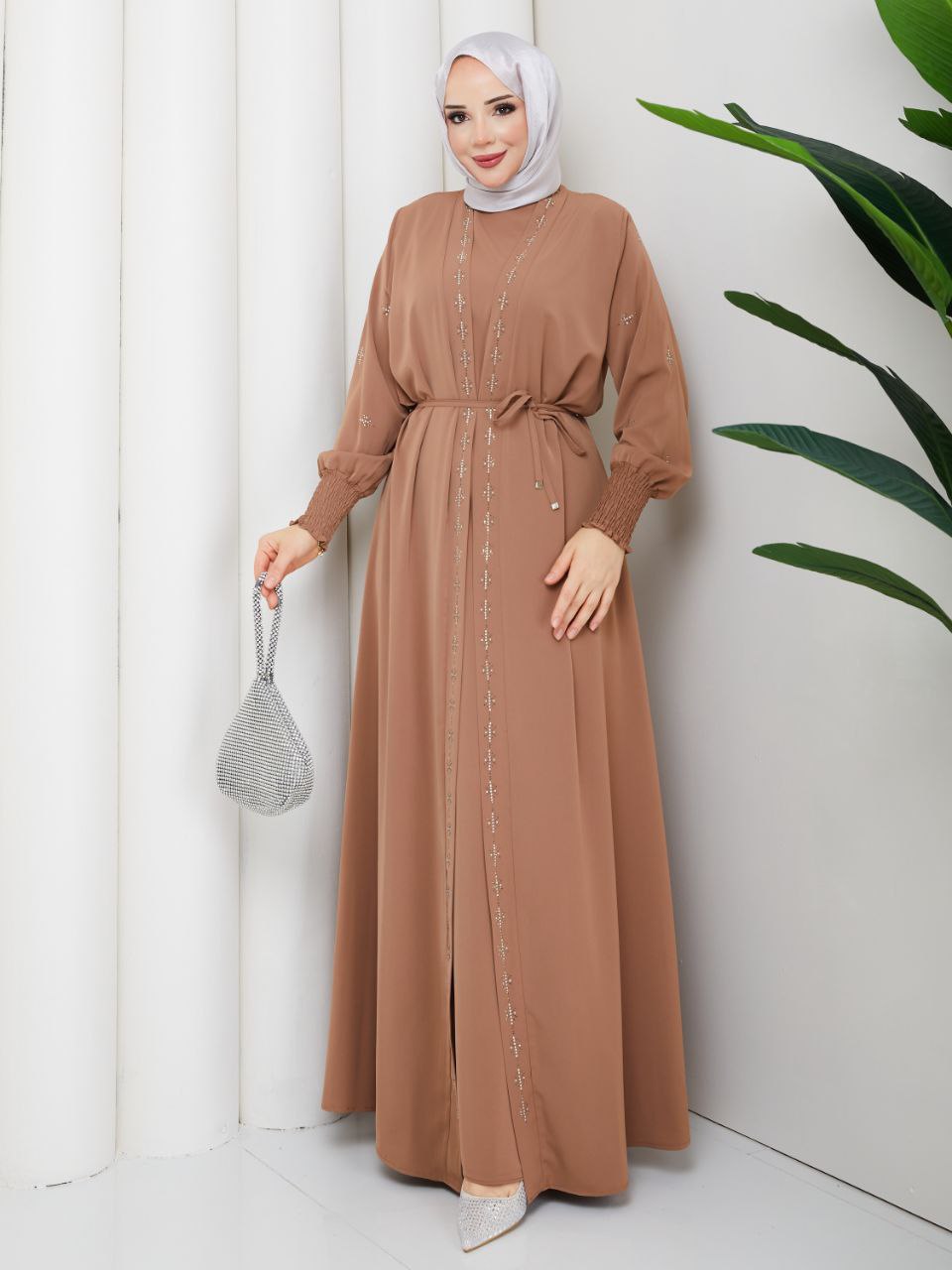 Two Pieces Women Dress/AC-2210GOLD