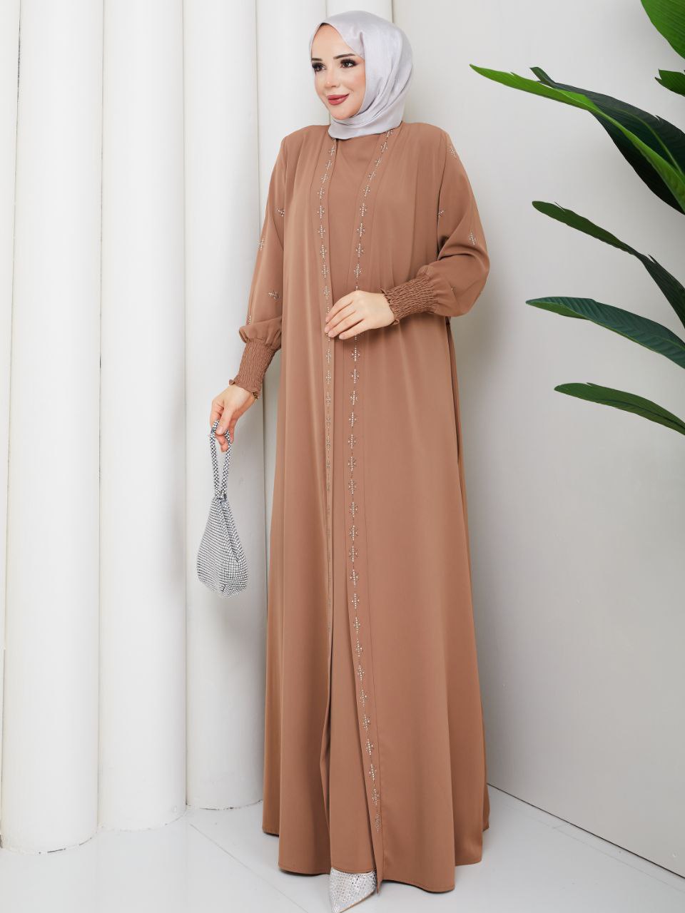 Two Pieces Women Dress/AC-2210GOLD