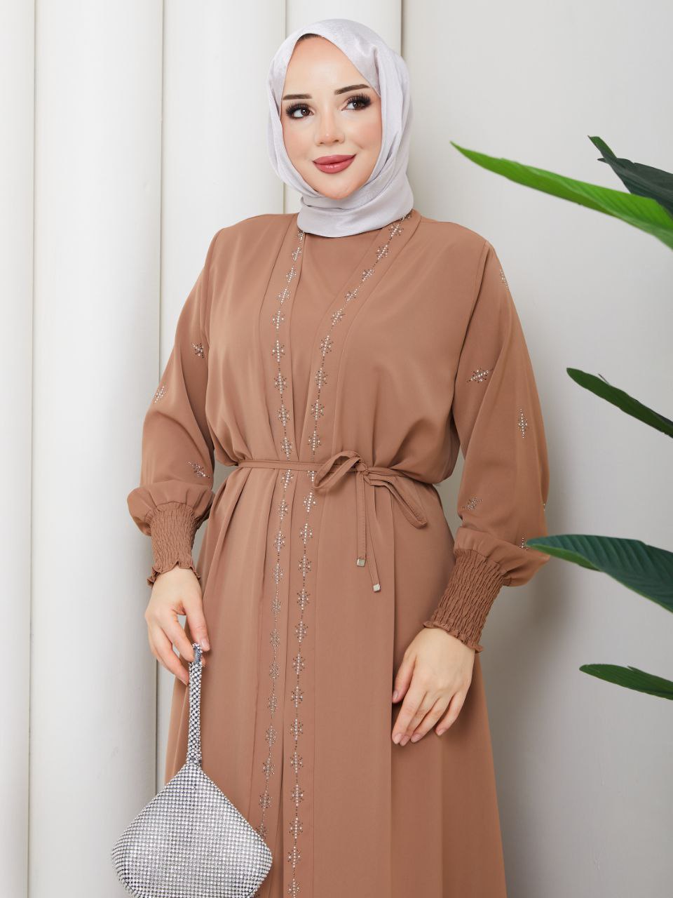 Two Pieces Women Dress/AC-2210GOLD