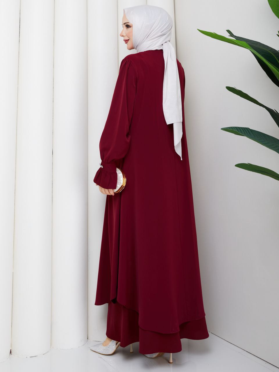 Tunic-Skirt Two Pieces Set/AC-2609BR