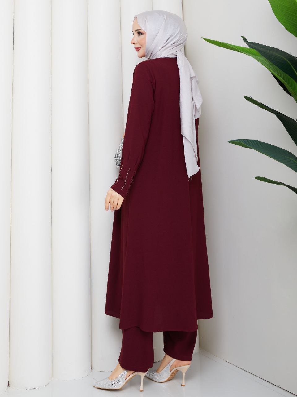 Tunic-Pant Two Pieces Set/AC-2610BR