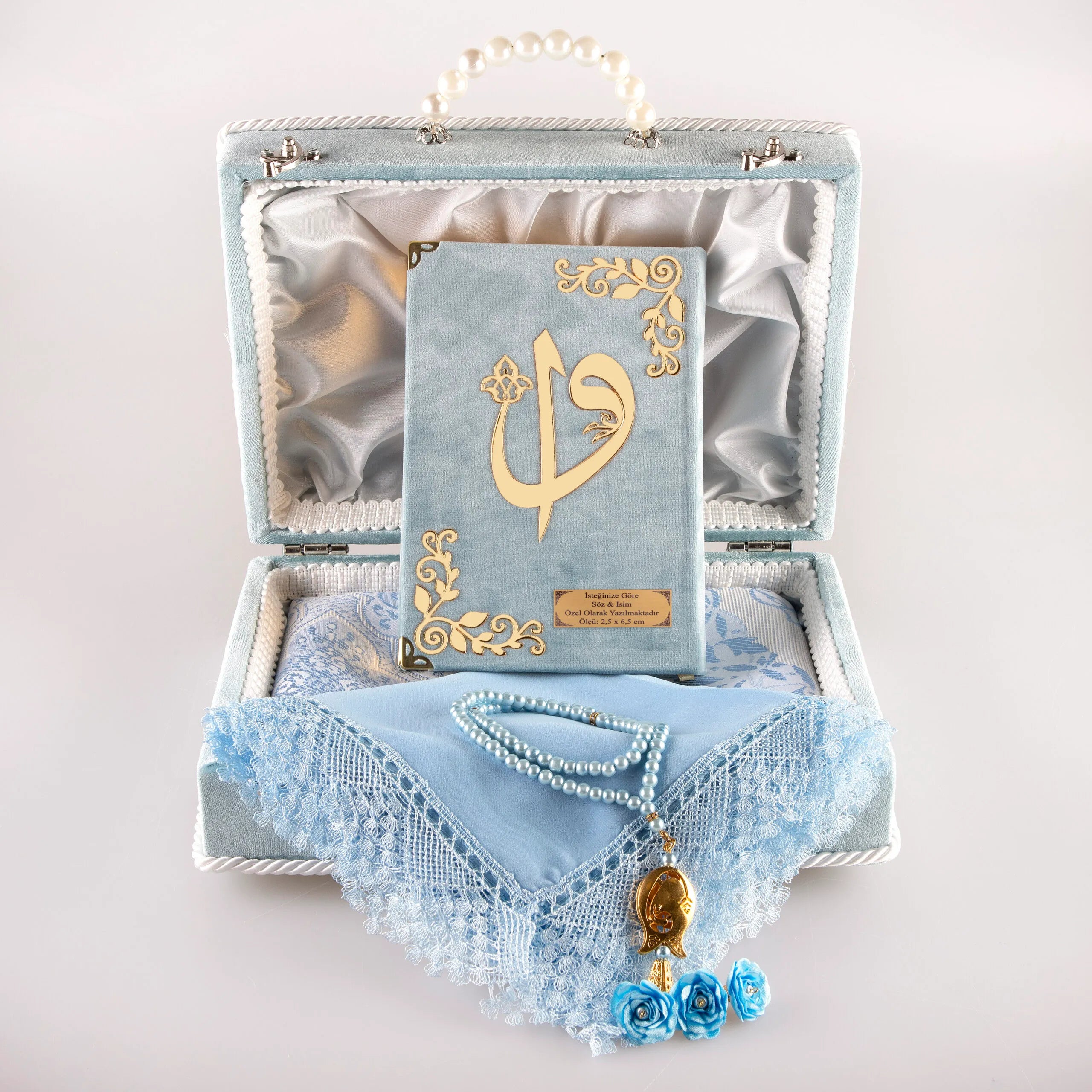 Luxury Bag Gift Prayer Rug Set/AC-6000B