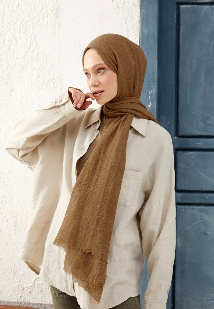 Wrinkled Shawl/ AC-1005