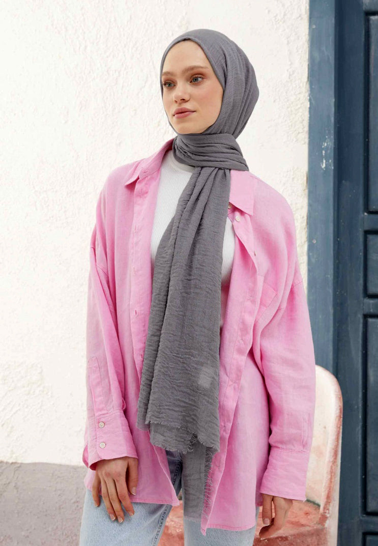 Wrinkled Shawl/ AC-1005