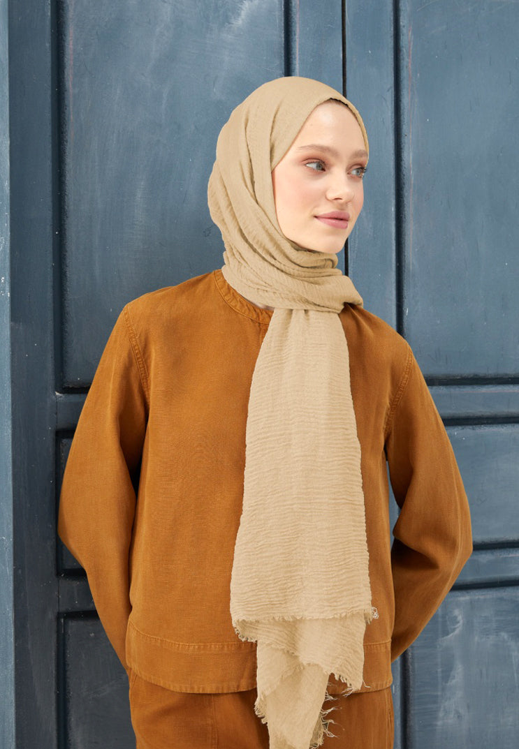 Wrinkled Shawl/ AC-1005