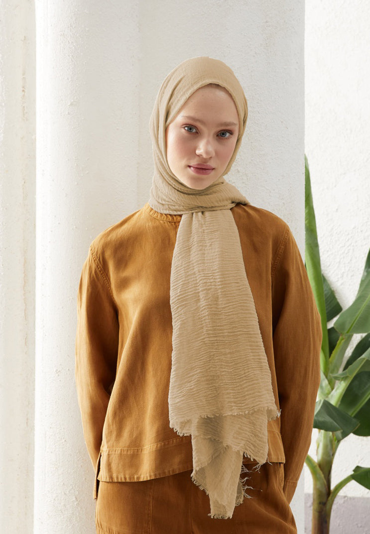 Wrinkled Shawl/ AC-1005