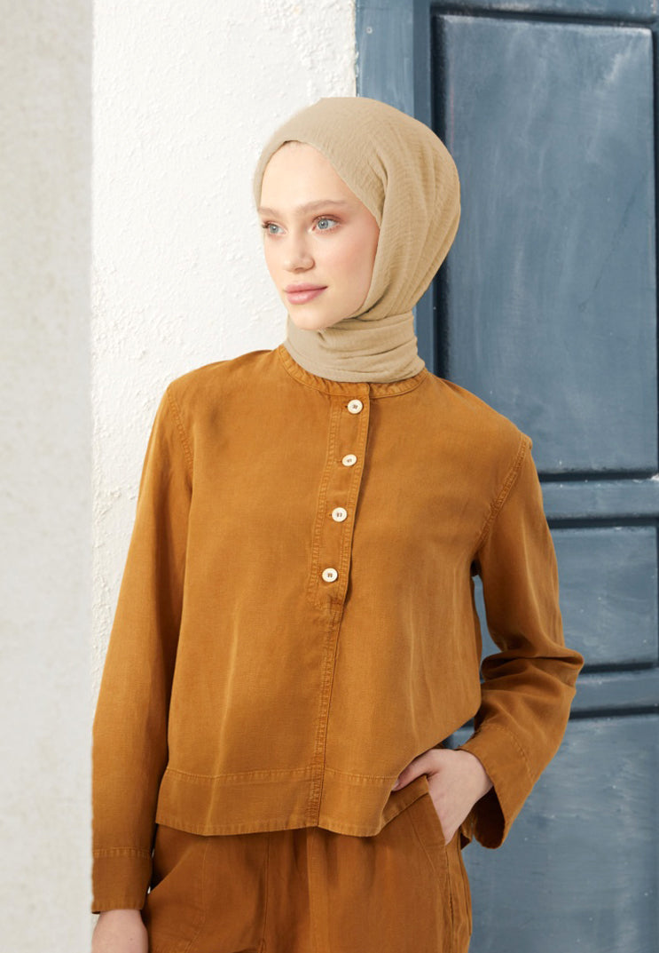 Wrinkled Shawl/ AC-1005