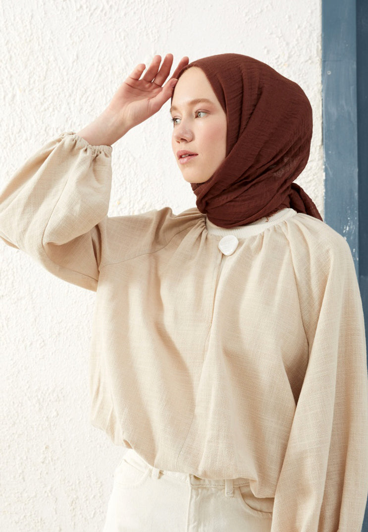 Wrinkled Shawl/ AC-1005