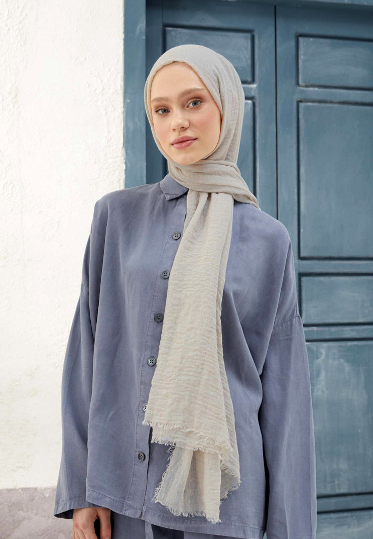 Wrinkled Shawl/ AC-1005